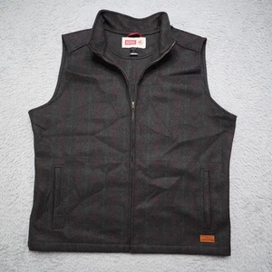 Stormy Kromer Vest Mens XL Plaid Wool Ironwood Adirondack Made in USA Hike Work - Picture 1 of 10