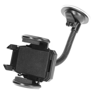 Support Voiture Smartphone Pare-Brise Bras flexible Orientable 360° - Noir - Photo 1 sur 6