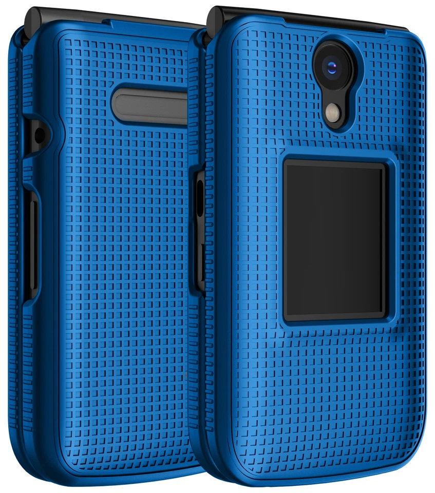 Grid Texture Hard Shell Case Cover for Verizon Orbic Journey Pro Flip Phone Foto 1 de 1