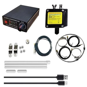 Broadband Receiver Active Ring Antenna 0-30DB Adjustable Gain Home Use - Bild 1 von 27