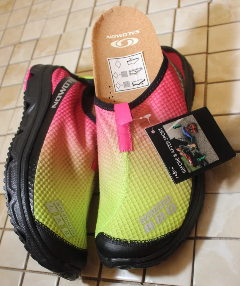 Unisex Salomon Rx Moc 3.0 LAB Talla 9 Para hombres 10 Para mujeres en Rosa/Lima 479844S Foto 1 de 4