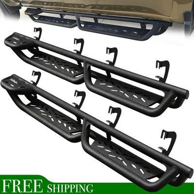 For 2007-2018 Silverado / Sierra 1500 2500 Crew Cab Running Board Drop Step Bar Foto 1 de 4