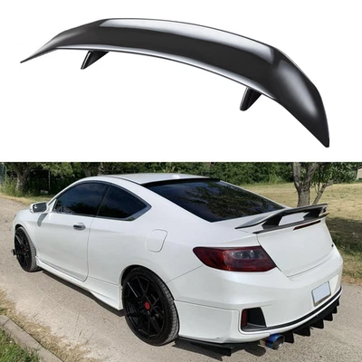 Glossy Black 46" Car Rear Trunk Spoiler Lip Wing Racing For Honda Accord 4 Door Foto 1 de 4