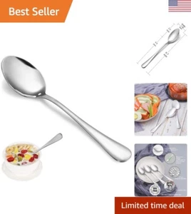 16 Piece Stainless Steel Teaspoon Set - Mirror Finish, Durable & Dishwasher Safe - Picture 1 of 9