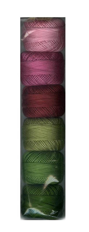 Pearl Cotton Size 12 Thread Sampler Pack Yule - Image 1 of 1