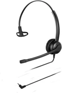 One Ear Telephone Headset 2.5mm Jack, Office Headset Call Centre Hospital - Picture 1 of 4