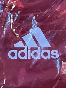 Adidas Sackpack Red Sling Backpack School Sport Drawstring NEW - Picture 1 of 10