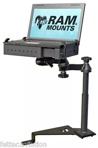 RAM Custom No-Drill Laptop Mount for 2015-2024 Ford F150, 2017-2024 F250-F550 - Picture 1 of 6