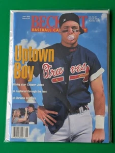 Chipper Jones (Braves) Magazine Cover Beckett Baseball Monthly #135 June 1996 - Picture 1 of 1