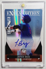 2011 Elite Extra Edition Javier Baez Die-Cut /100 Rookie Card Autograph RC Auto