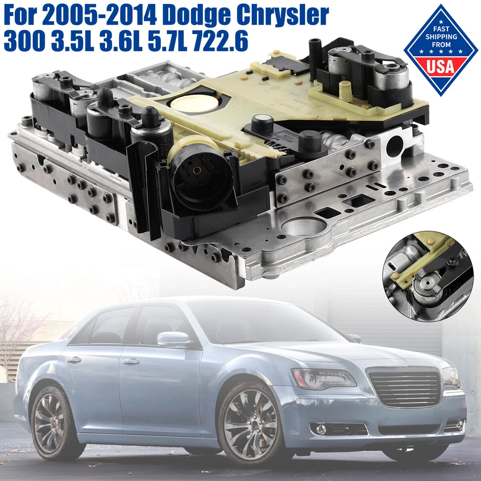 Fit 2005-14 Chrysler 300 2008-14 Dodge Challenger 09-20 Charger 722.6 Valve Body Foto 1 de 4