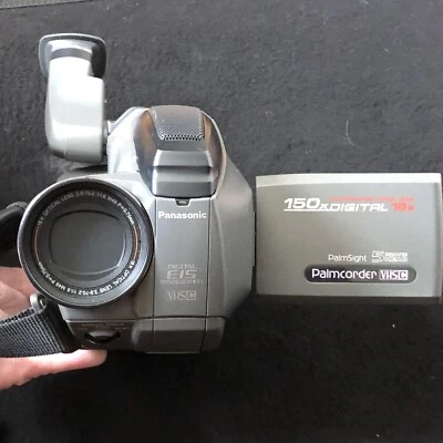 Panasonic PV-L580D VHSC Camcorder 150x Digital Zoom, Untested Sold As Is - Image 1 of 4