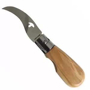 Couteau de poche spécial champignon Olivier bois - Imagen 1 de 1