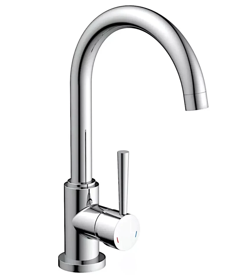Schütte Hoga 79116 Spültischarmatur Cornwall mit Hohem AUSLAUF Chrom