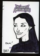 5finity Greatest American Hero Artist Sketch Card - BLAIR SHEDD