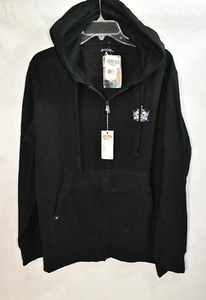 Los Angeles Kings NHL Antigua  Black Full Zip Hoodie Size Medium Men's  - Picture 1 of 6