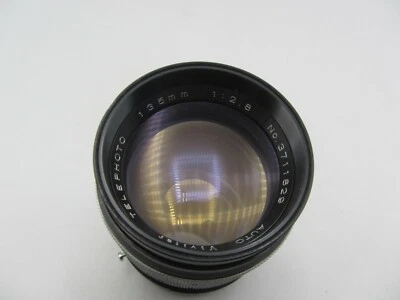 Auto Vivitar Telephoto 135mm f2.8 Canon FD Mount Lens - SLR/Mirrorless Cameras - Image 1 of 4