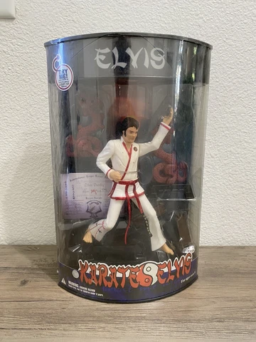 Karate ELVIS Vintage 2000 Gi Doll Figure in Box Factory Sealed Unopened X-toys Cover