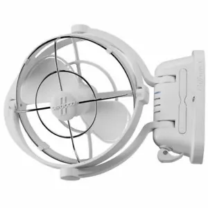 Caframo Sirocco II Fan 12/24V White Caravan RV Motorhome Camper Trailer Boat - Picture 1 of 3