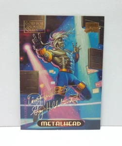 Metalhead #75 1994 Marvel Masterpieces Gold Foil Signature Series Card - Picture 1 of 2