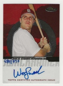2005 Topps Finest #146 Wes Swackhamer St. Louis Cardinals Auto ##/970 BV $ 10 - Bild 1 von 1