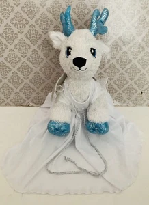 Teddy Mountain Glittery Reindeer Soft Toy Plush In Angel Outfit Joblot B6 - Picture 1 of 7