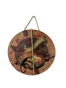 Contenedor de almacenamiento redondo exótico decorativo marca Fair Isle caja de cartón - Imagen 1 de 21