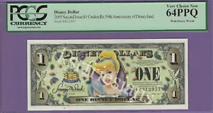 2005 D $1 CINDERELLA WALT DISNEY WORLD DISNEY DOLLAR D0312957 64PPQ SECOND ISSUE - Picture 1 of 2