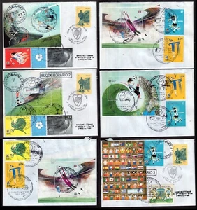 Argentina - 3 Philatelic Letter - Modern stamps - Front and reverse - Soccer - Picture 1 of 1