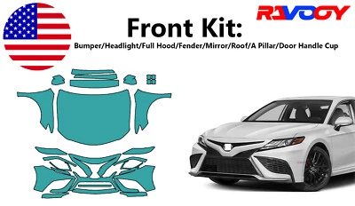 For Toyota Camry SE XSE 2021-2024 Front Paint Protection Film PreCut Kit PPF - Image 1 of 4