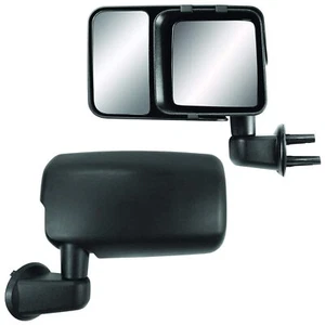 Snap & Zap Custom Fit Towing Mirror Pair for Jeep Wrangler, Wangler JK - Picture 1 of 4