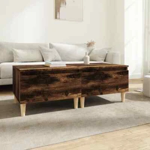 Side Tables 2 pcs Smoked Oak 50x46x35 cm Engineered Wood vidaXL - Picture 1 of 11