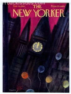 New Yorker magazine December 30 1961 H.F. Ellis Margaret Mead VFNM - Picture 1 of 4