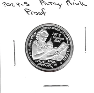 2024-S Clad Honorable Patsy Takemoto Mink Proof - Picture 1 of 1