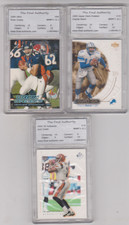 Lot of 3 - 2000 - Brian Griese, Charlie Batch, Akili Smith - GRADED!!!