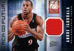 2013-14 Elite Back to the Future Materials 76ers Card #21 Andre Iguodala Jersey