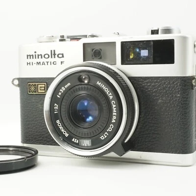 Minolta Hi-Matic F analoge Kleinbildkamera Rokkor 38 mm f/2,7 Objektiv getest... - Bild 1 von 4