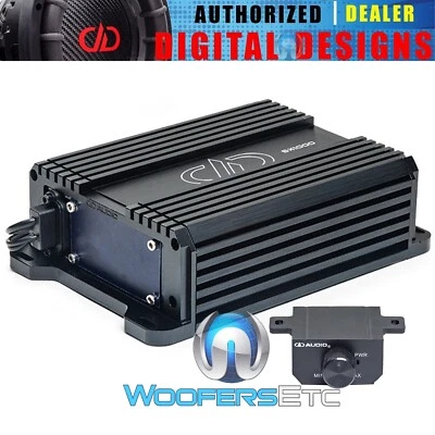 DIGITAL DESIGNS DD AUDIO SX1000 MONOBLOCK 1000W RMS MARINE MOTORCYCLE SUBWOOFERS AMPLIFIER NEW