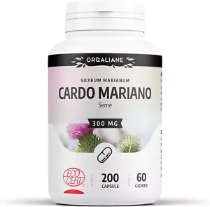 Cardo-Mariano Biologico - 300Mg - 200 Capsule - Foto 1 di 12