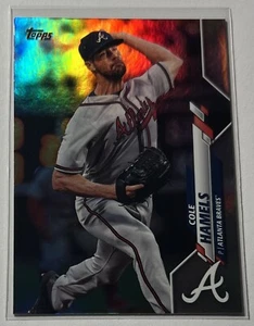 COLE HAMELS / 2020 Topps Series 2 / RAINBOW FOIL PARALLEL / #610 / Braves - Picture 1 of 2