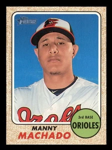 Manny Machado SP 2017 Topps Heritage #420 - impresión corta Baltimore ID:57657 - Imagen 1 de 2