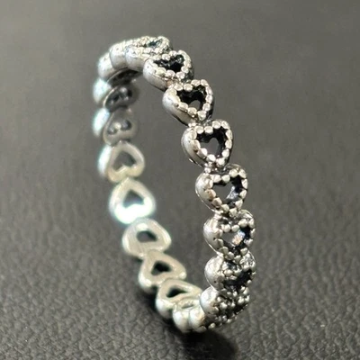 Pandora Ring Silber Herz Design S925 ALE Größe 50 #2412 - Bild 1 von 4