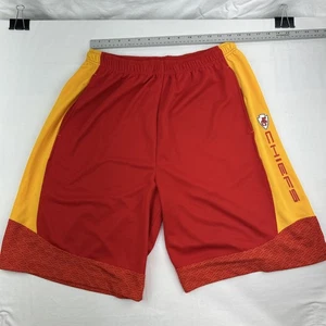 Majestic Cool Base NFL Kansas City Chiefs Drawstring Athletic Shorts -Size Large - Picture 1 of 8
