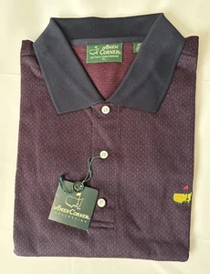 The Masters Golf Amen Corner Collection Poloshirt - SS - Blau/Rot - XL - Neu mit Etikett - Bild 1 von 6