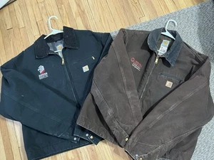 Vintage Carhartt Detroit Jacket Combo (both Size XL) - Picture 1 of 9