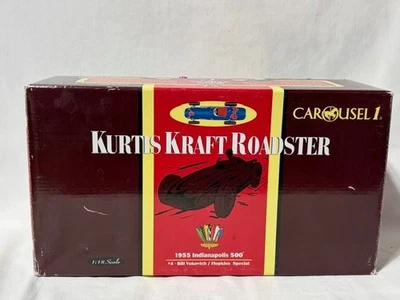 CAROUSEL 1 BILL VUKOVICH #4 1955 HOPKINS SPECIAL KURTIS KRAFT INDY 500 1/18 - Image 1 of 4