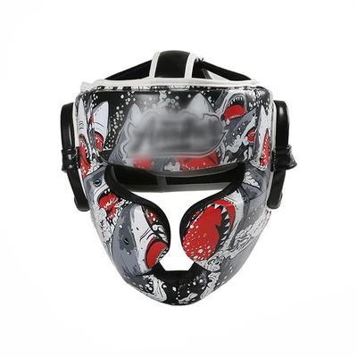 Shark Helmet Adult Full Face Protection Boxing Headgear for Men Women S/M/L - Image 1 of 4