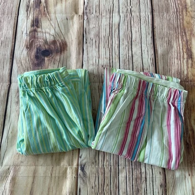 Lot Of 2 BOBBIE BROOKS Wide Leg BOHO Soft Lounge Pants STRIPED Size XL 18w - Image 1 of 4