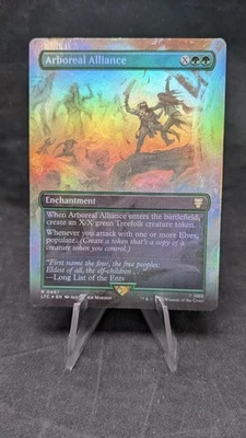 Arboreal Alliance (Borderless) FOIL - MTG Commander: LotR - Misprint LP - Image 1 of 2