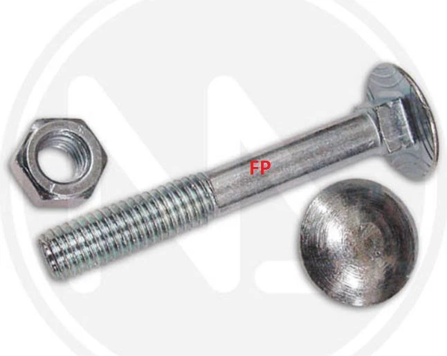 BULLONE TESTA TONDA TT CON DADO,VITE PZ 20 MM5X30 - Immagine 1 di 1